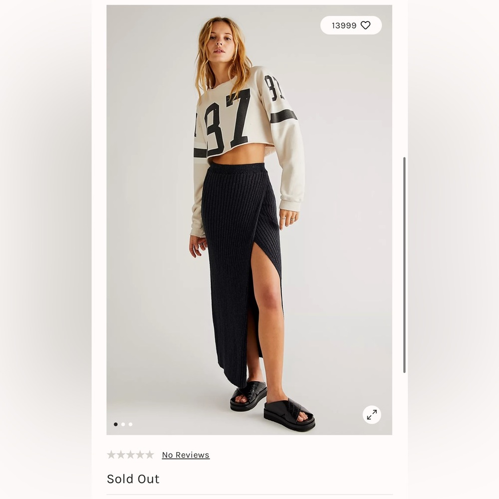 Free People Better Days midi skirt